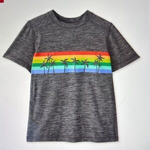 Hanna Andersson Hawaiian Palm Trees Graphic UV Protection T Shirt, 8.